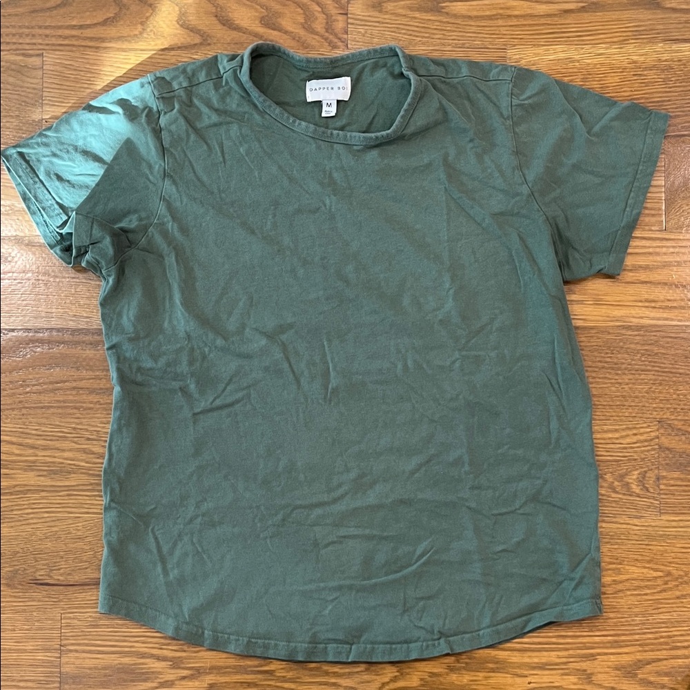 Dapper Boi Olive Green Short Sleeve Tee